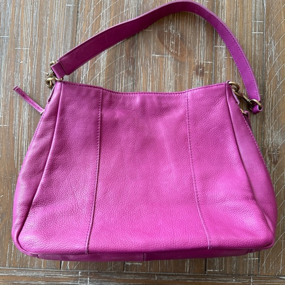 American Leather Co. Pink Shoulder Bag - Picture 2 of 5